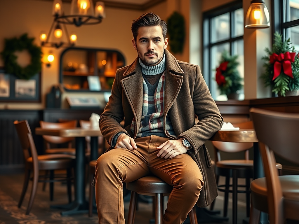 casapintea.ro | Cum să te îmbraci elegant cu pantaloni maro prin iarnă
