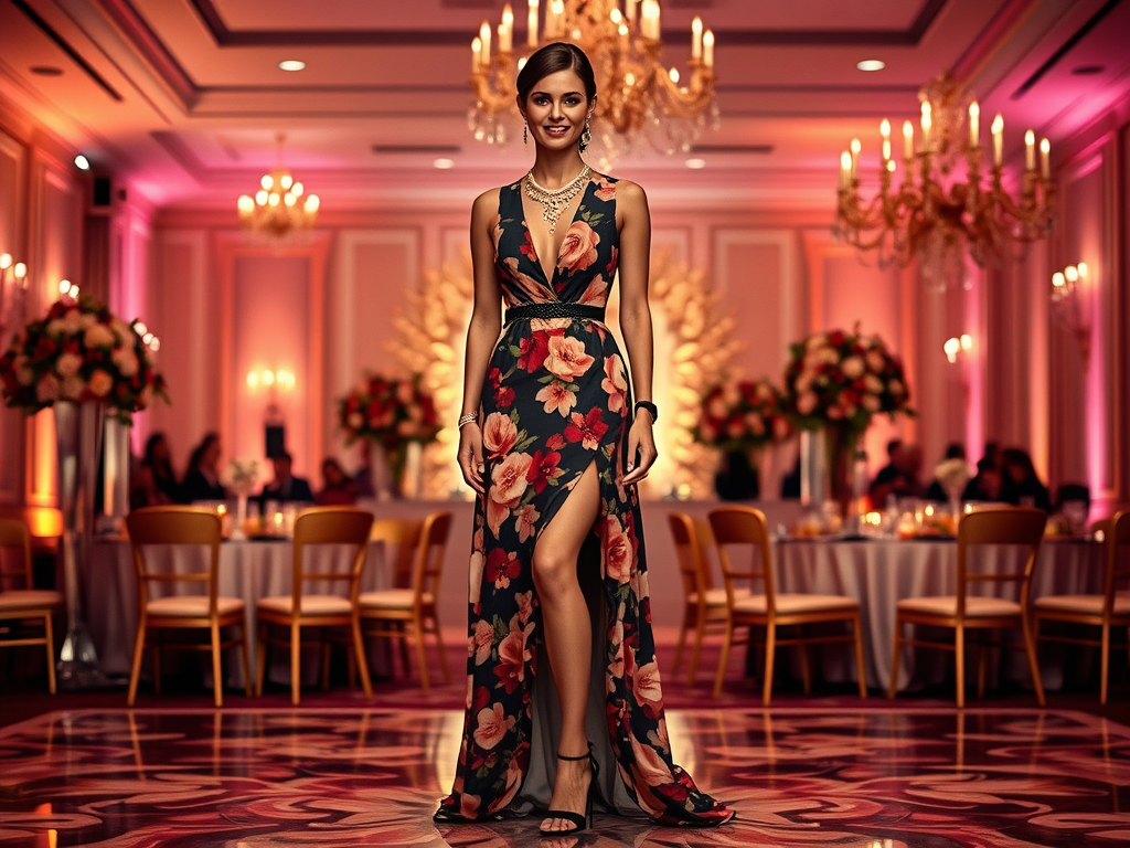 casapintea.ro | Cum să transformi o rochie florală într-o ținută black tie