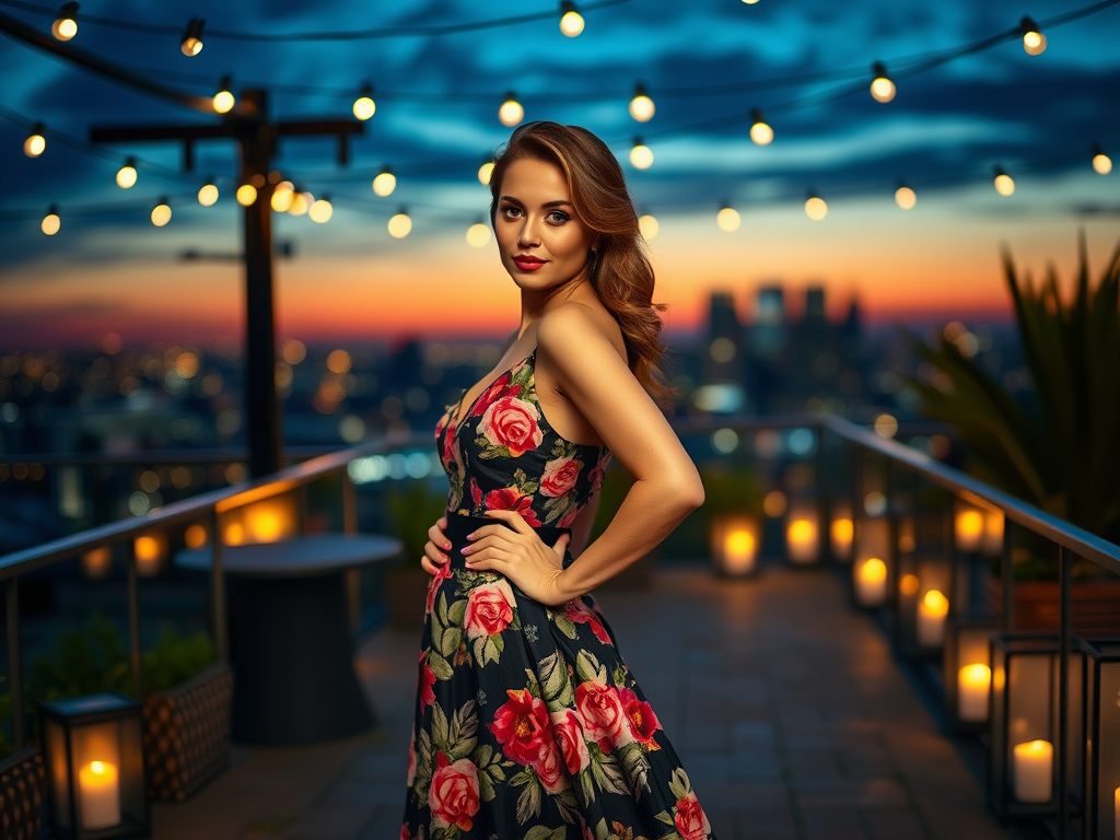 casapintea.ro | Cum să transformi o rochie florală într-o ținută black tie