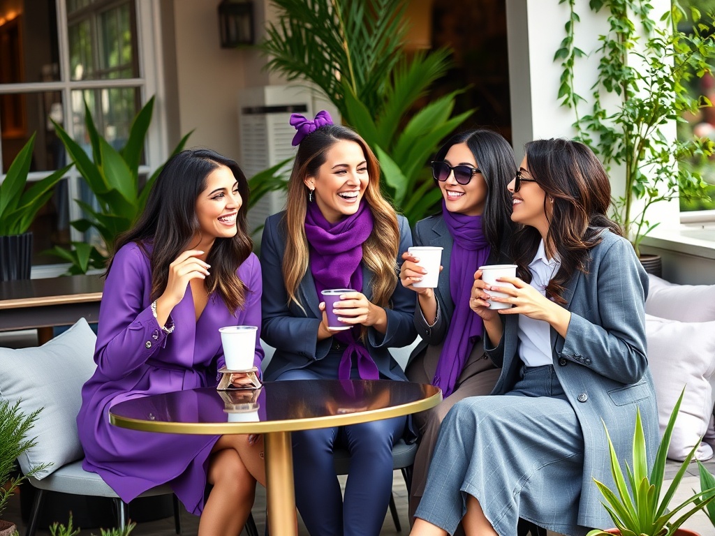 casapintea.ro | Cum să porți hainele mov cu accente gri